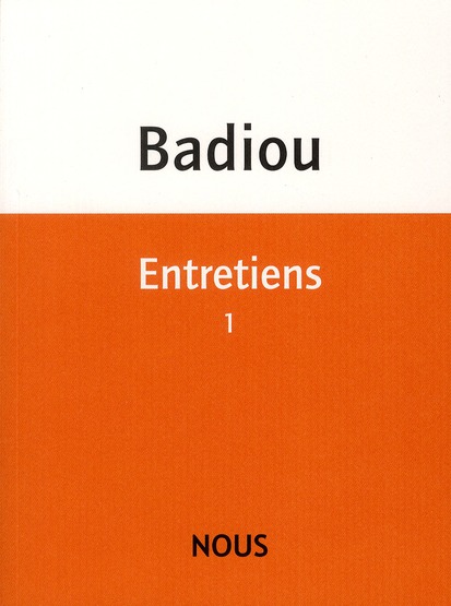 ENTRETIENS 1 - (1981-1996)