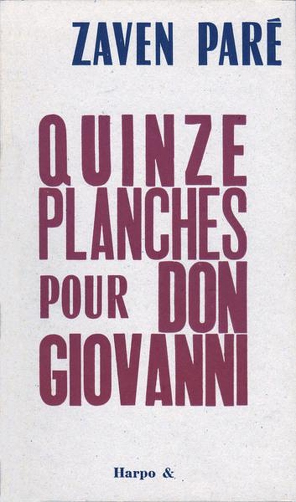 15 PLANCHES POUR DON GIOVANNI