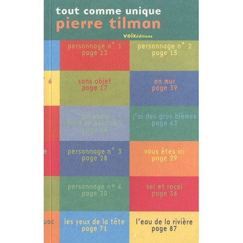 TOUT COMME UNIQUE