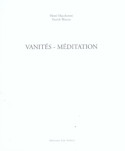 VANITES - MEDITATION