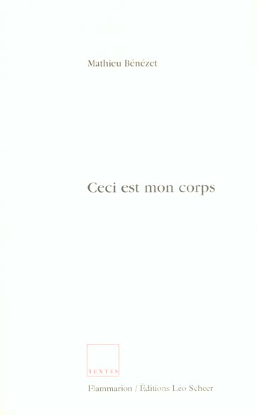 CECI EST MON CORPS - (2 TOMES D'ORIGINE RASSEMBLES EN 1 VOLUME)