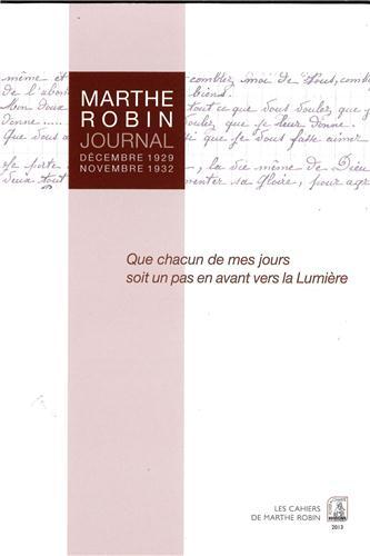JOURNAL - DECEMBRE 1929 - NOVEMBRE 1932