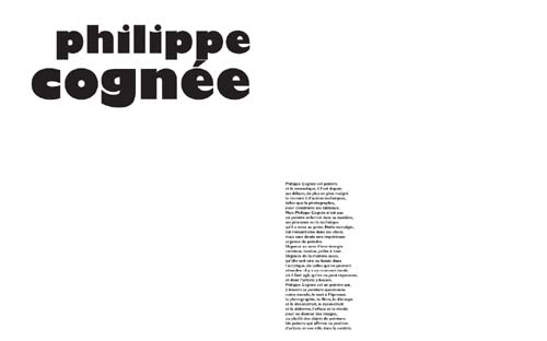 PHILIPPE COGNEE EXPOSITION DU 19-03-05 AU 12-06-05, MUSEE DES BEAUX-ARTS D'ANGERS, SALLE D'EXPOSITIO