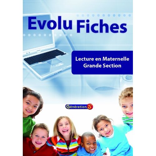 EVOLU FICHES : LECTURE EN MATERNELLE GS (FICHIER PAPIER + CEDEROM)