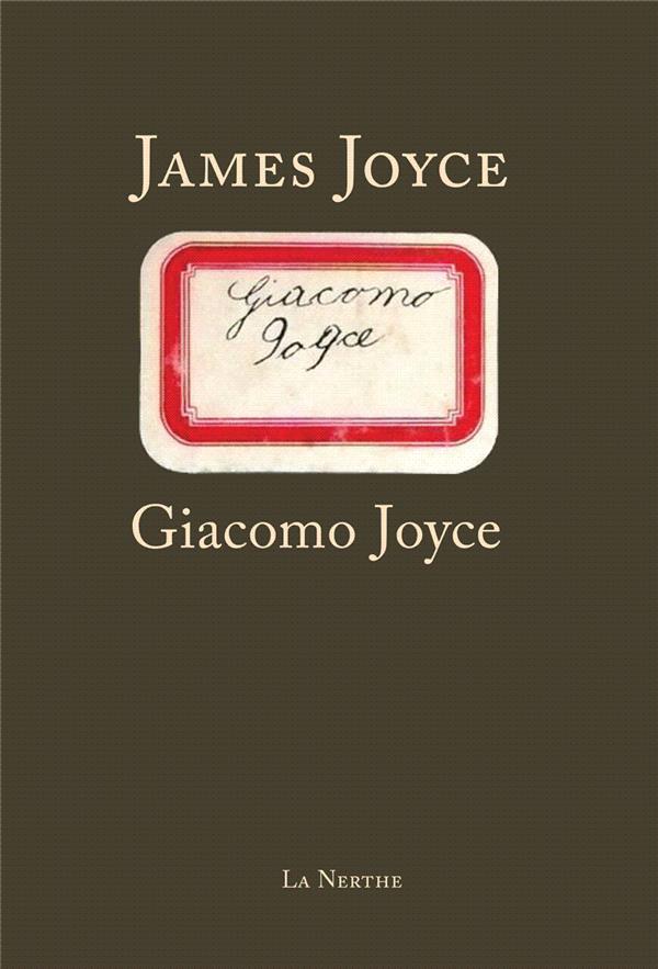 GIACOMO JOYCE