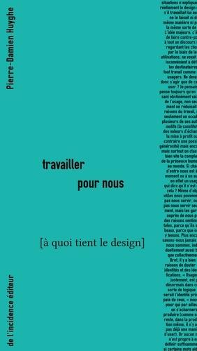 TRAVAILLER POUR NOUS