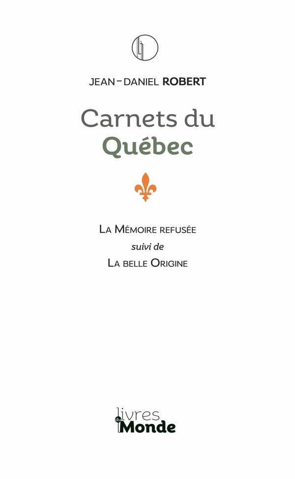 CARNETS DU QUEBEC