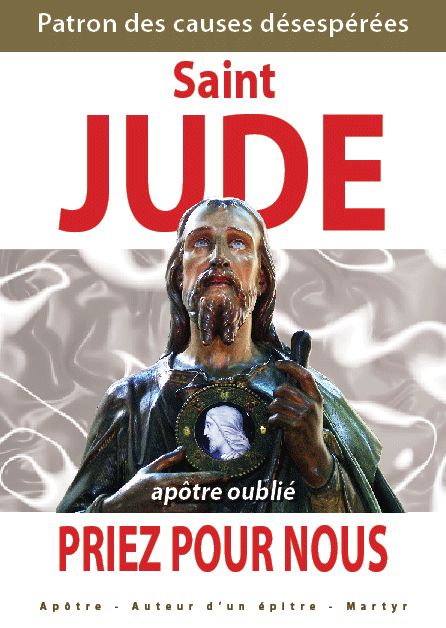 SAINT JUDE, PRIEZ POUR NOUS