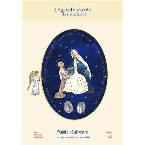 SAINTE CATHERINE - UNE PRIERE SUR UNE MEDAILLE