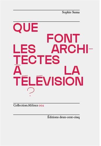 QUE FONT LES ARCHITECTES A LA TELEVISION ? /FRANCAIS