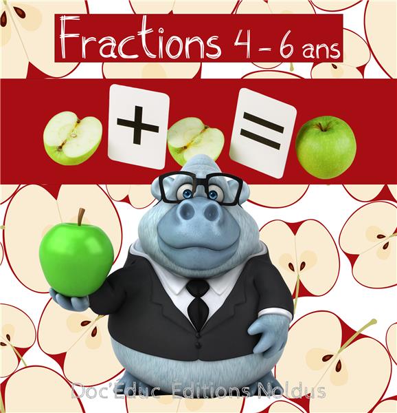 FRACTIONS 4-6 ANS MS GS CP - DEMI, TIERS ET QUART EN DECOUPANT DES POMMES ET DES PIZZAS
