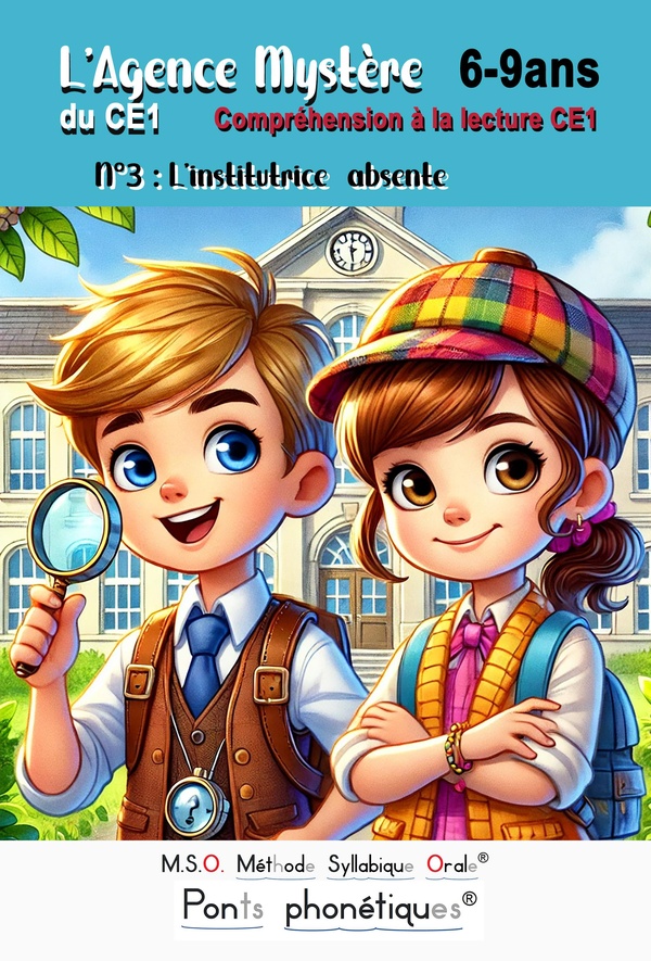 LAGENCE MYSTERE - T03 - LAGENCE MYSTERE DU CE1 N 3 COMPREHENSION A LA LECTURE CE1 L'INSTITUTRICE AB