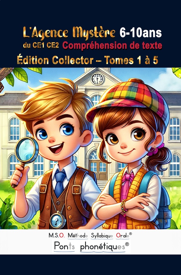 AGENCE MYSTERE - T06 - COMPREHENSION DE TEXTE CE1 CE2 MSO EDITION COLLECTOR 6 7 8 9 10ANS L' AGENCE