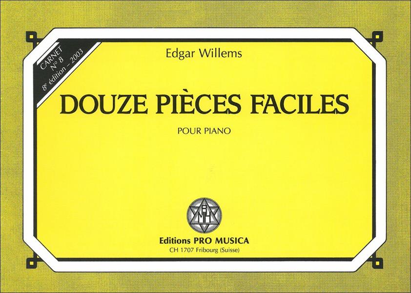 DOUZE PIECES FACILES POUR PIANO, CARNET N  8