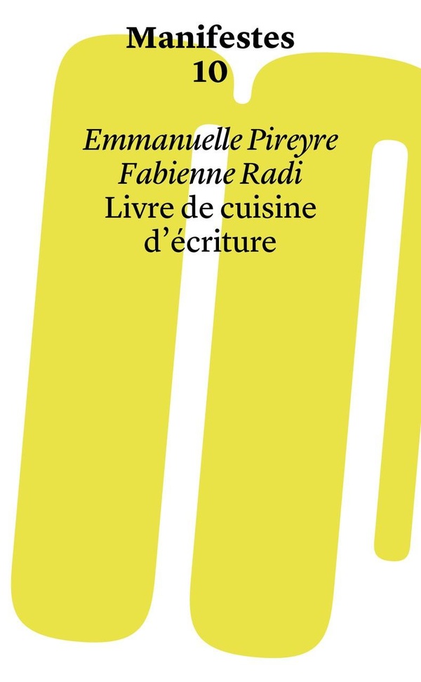 LIVRE DE CUISINE D'ECRITURE
