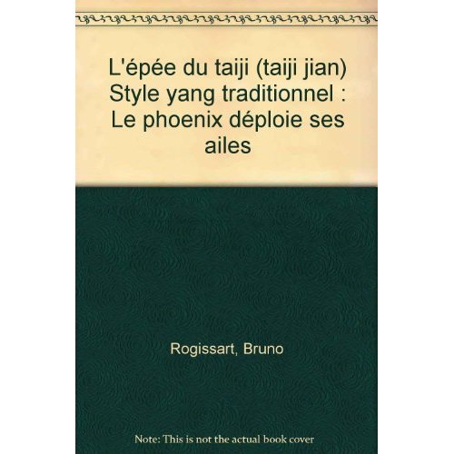 L'EPEE DU TAIJI STYLE YANG TRADITIONNEL