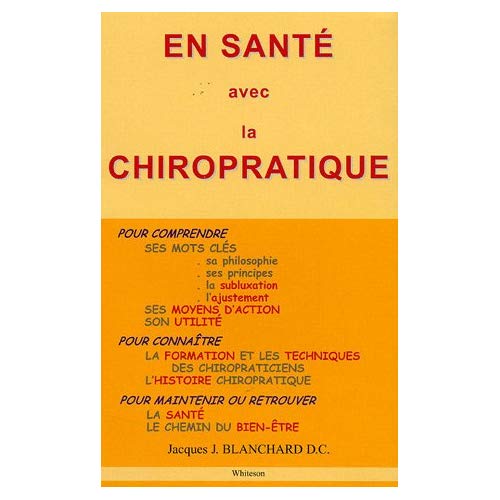 EN SANTE AVEC LA CHIROPRATIQUE