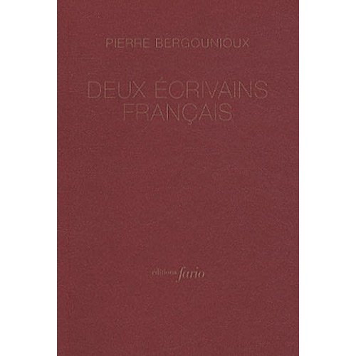 DEUX ECRIVAINS FRANCAIS