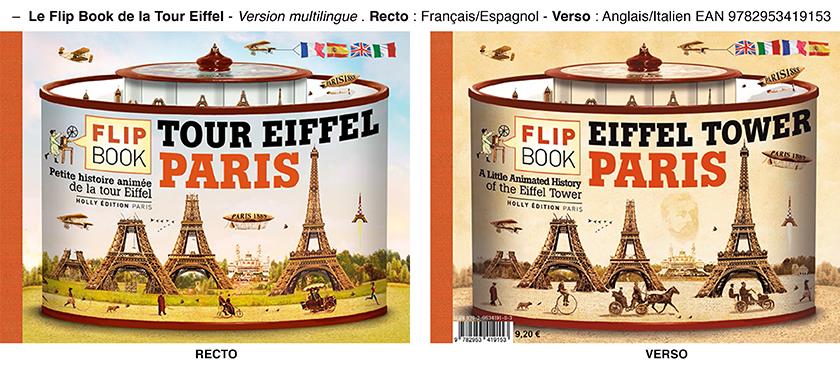 LE FLIP BOOK DE LA TOUR EIFFEL, VERSION MULTILINGUE AUGMENTEE 2021