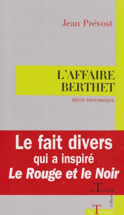L'AFFAIRE BERTHET