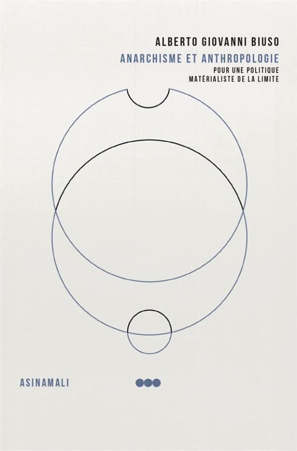 ANARCHISME ET ANTHROPOLOGIE - POUR UNE POLITIQUE MATERIALISTE DE LA LIMITE