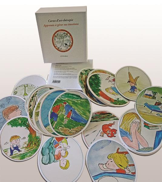 CARTES D'ART-THERAPIE APPRENEZ A GERER VOS EMOTIONS
