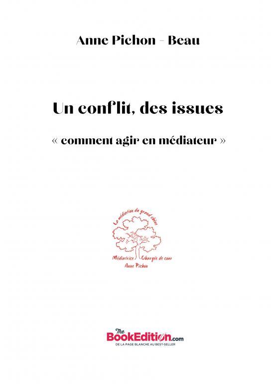 UN CONFLIT, DES ISSUES