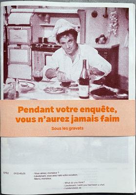PENDANT VOTRE ENQUETE, VOUS N'AUREZ JAMAIS FAIM - EDITION BILINGUE