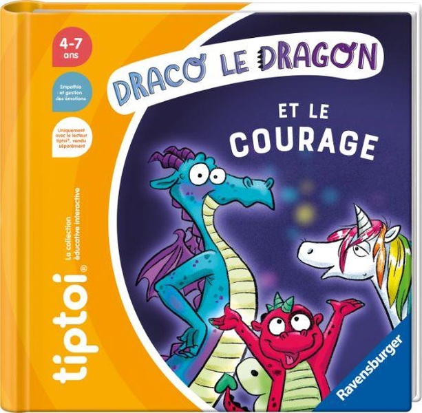 TIPTOI DRACO LE DRAGON ET LE COURAGE