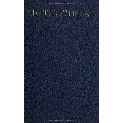 BI.GREC ANCIEN POCHE  SEPTUAGINTA