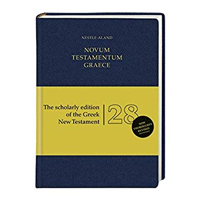 NOVUM TESTAMENTUM  SCHOLARLY EDITION 28