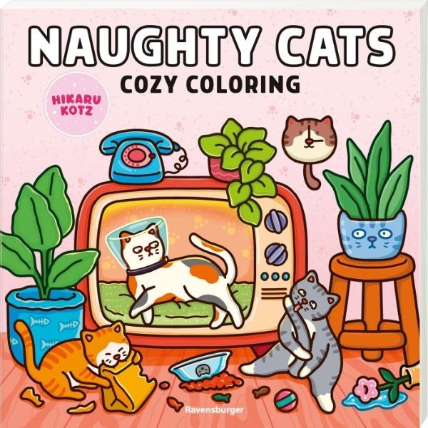 NAUGHTY CATS - COZY COLORING