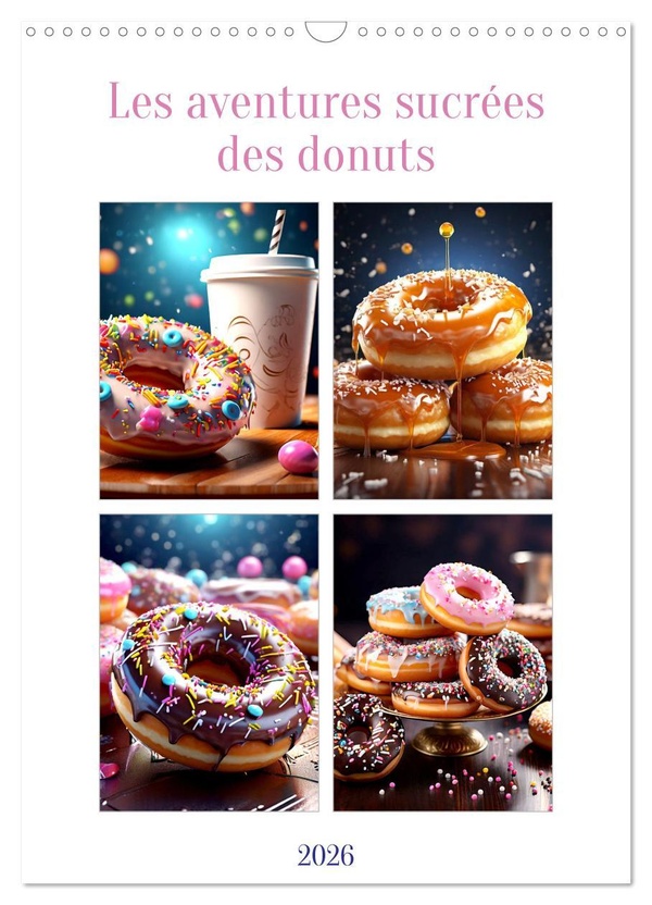 AVENTURES SUCREES DONUTS CALENDRIER MURA - DECOUVREZ LE CALENDRIER LE PLU
