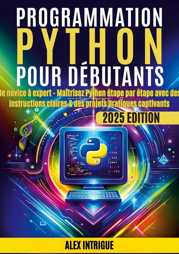 PROGRAMMATION PYTHON POUR DEBUTANTS - DE NOVICE A EXPERT - MAITRISEZ PYTHON ETAPE PAR ETAPE AVEC DES