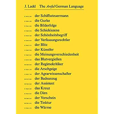 JEFFREY LADD THE AWFUL GERMAN LANGUAGE /ANGLAIS/ALLEMAND