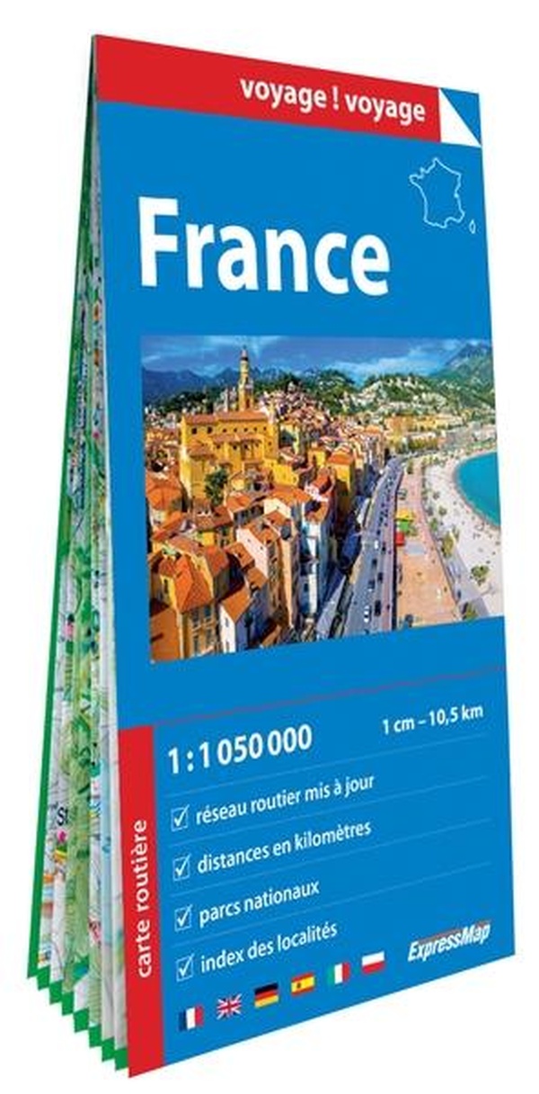 FRANCE 1/1.050.000 (CARTE GRAND FORMAT EN PAPIER)