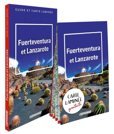 FUERTEVENTURA ET LANZAROTE (GUIDE ET CARTE LAMINEE)