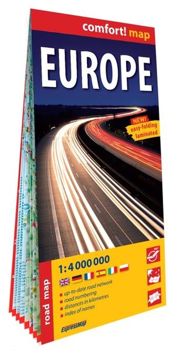 EUROPE 1/4.000.000 (CARTE GRAND FORMAT LAMINEE) - NOUVELLE EDITION