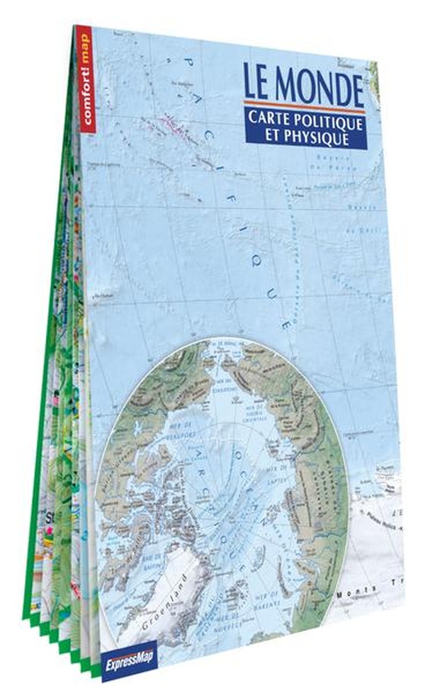 MONDE 1/31.000.000 CARTE POLITIQUE ET PHYSIQUE (FORMAT XXL, LAMINEE) - NOUVELLE EDITION