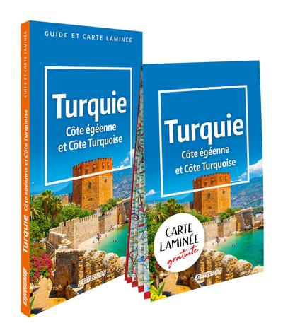 TURQUIE. COTE EGEENNE ET COTE TURQUOISE (GUIDE ET CARTE LAMINEE)