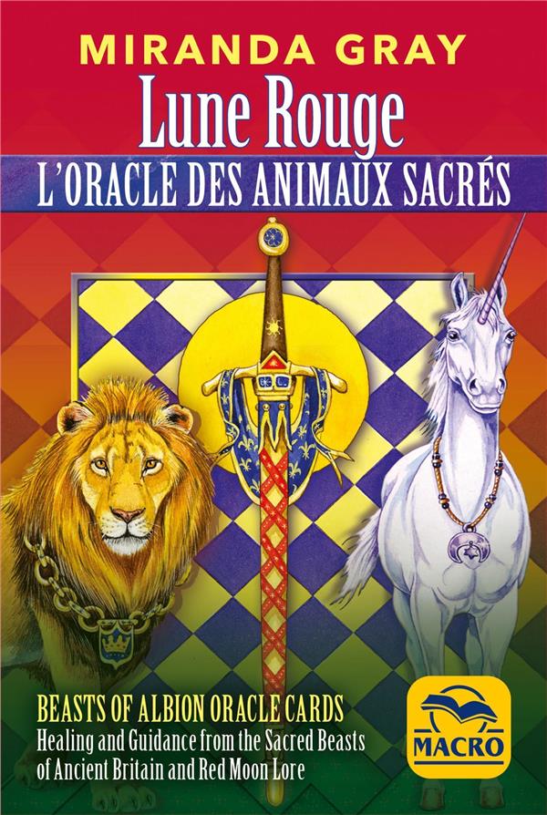 LUNE ROUGE. L'ORACLE DES ANIMAUX SACRES (COFFRET LIVRET + CARTES) - LES ENERGIES DES ANIMAUX SACRES