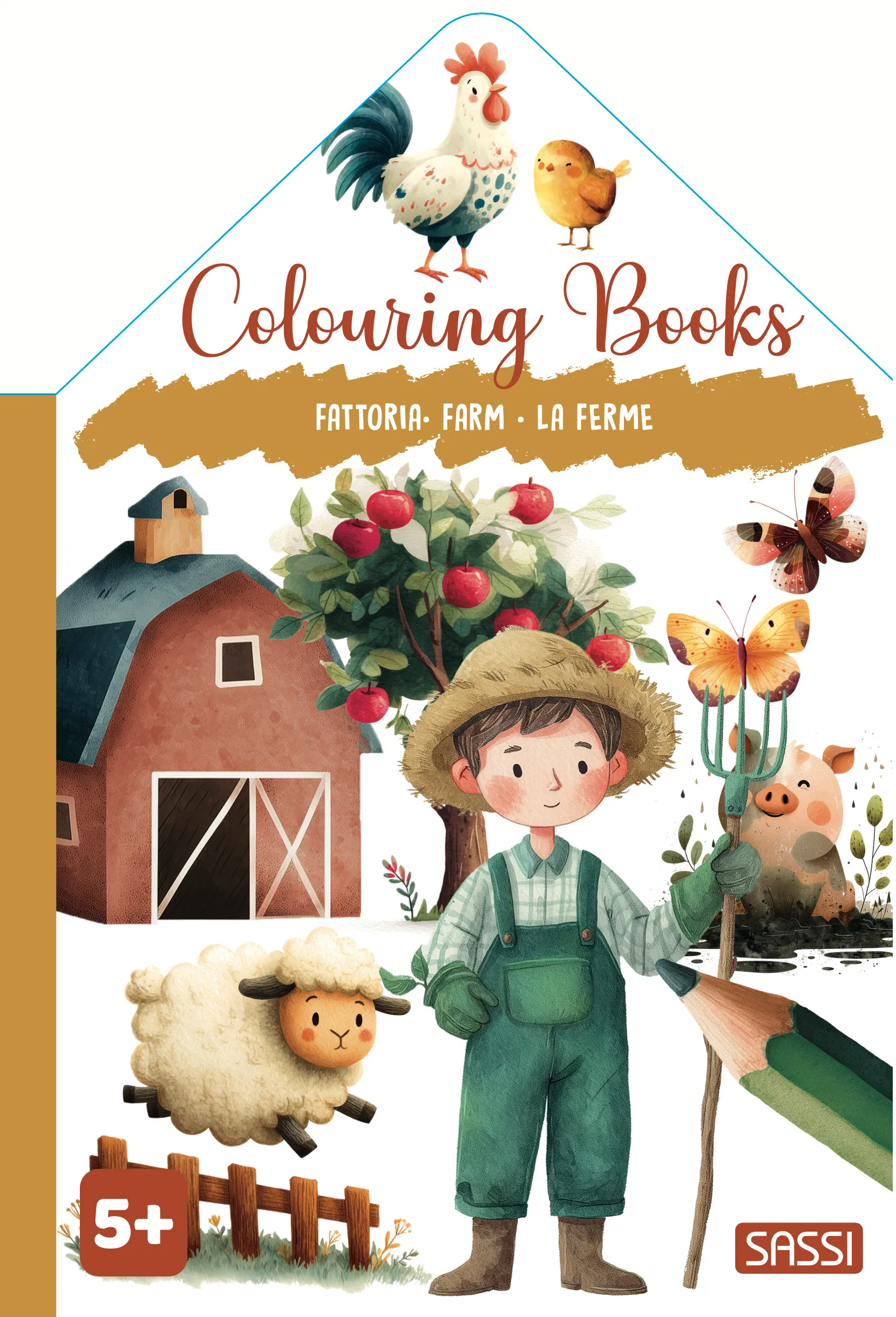 COLOURING BOOKS - LA FERME