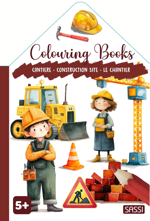 COLOURING BOOKS - LE CHANTIER