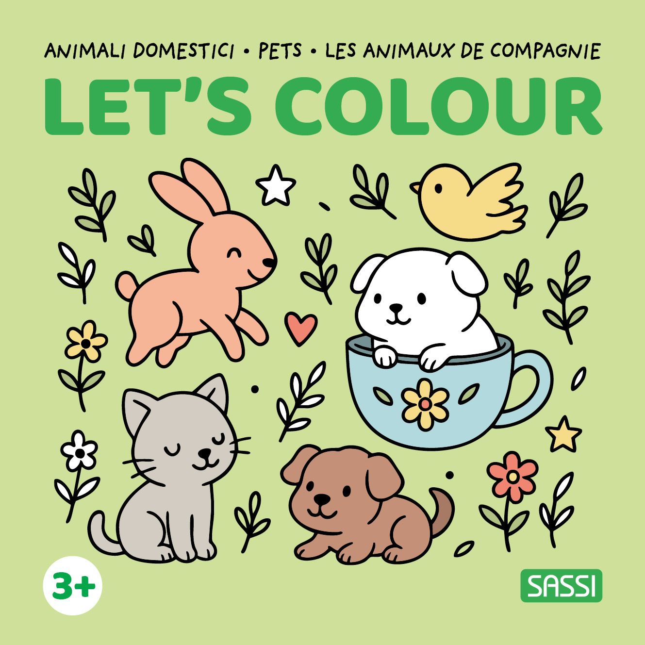 LET'S COLOUR - LES ANIMAUX DE COMPAGNIE