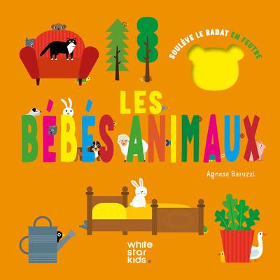 LES BEBES ANIMAUX - SOULEVE LE RABAT EN FEUTRE