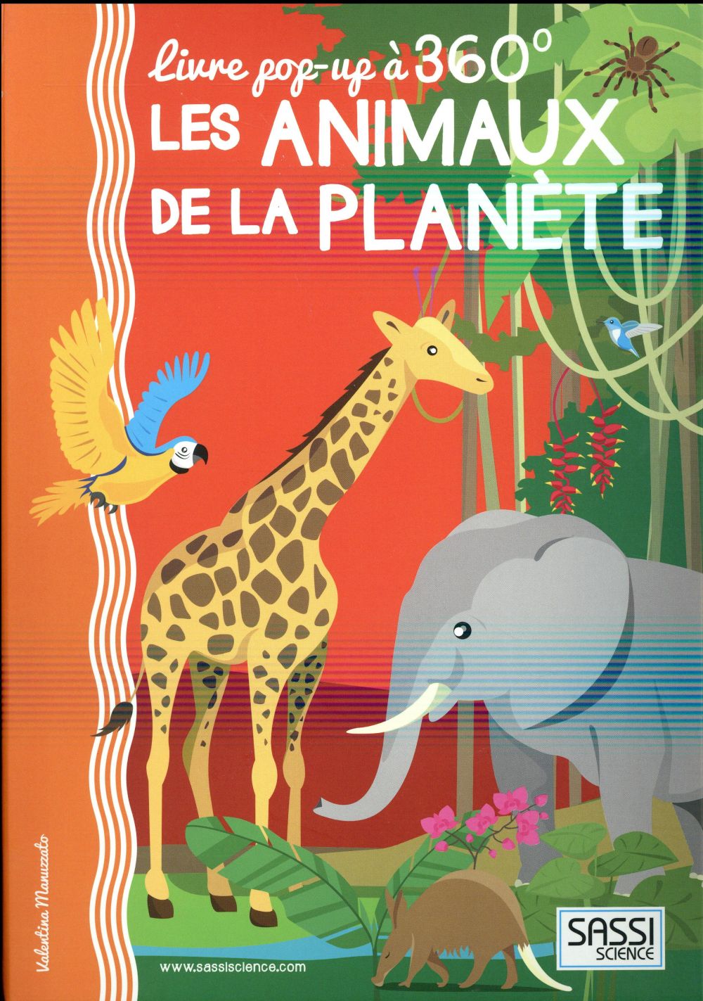 POP-UP 360 - LES ANIMAUX DE LA PLANETE - 5 ANS LIVRE POP-UP A 360