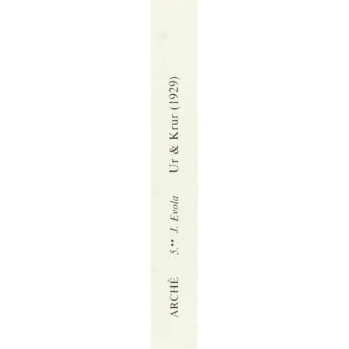 UR & KRUR (  INTRODUCTION A LA MAGIE  ) - III : KRUR 1929