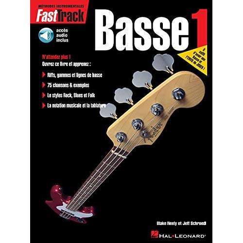 FASTTRACK - BASSE 1 (F) GUITARE BASSE +CD