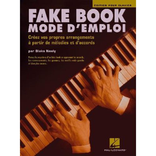 FAKE BOOK MODE D'EMPLOI PIANO OU CLAVIER