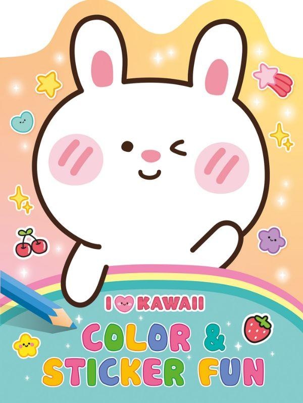 KAWAII - COLOR & STICKER FUN